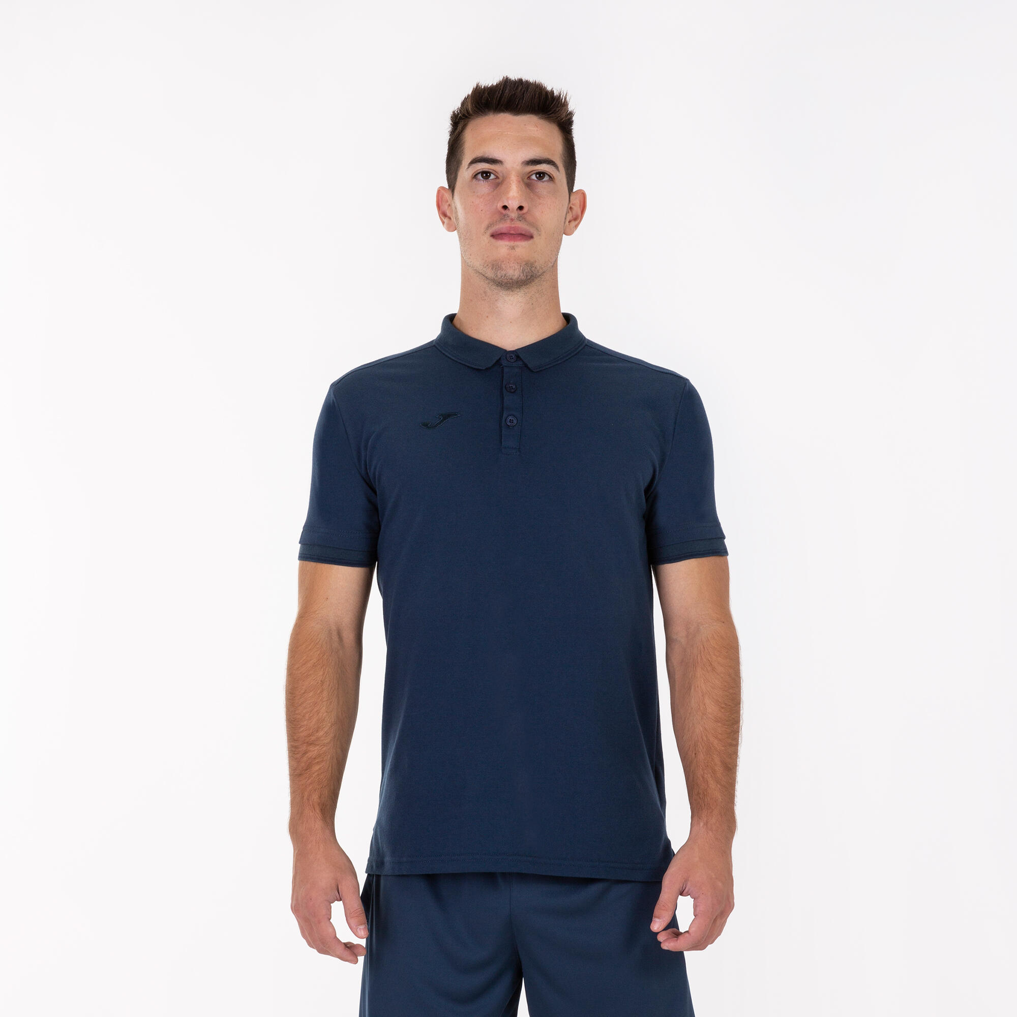 Pólo M/c Criança Joma Bali II Azul Marinho 2/5