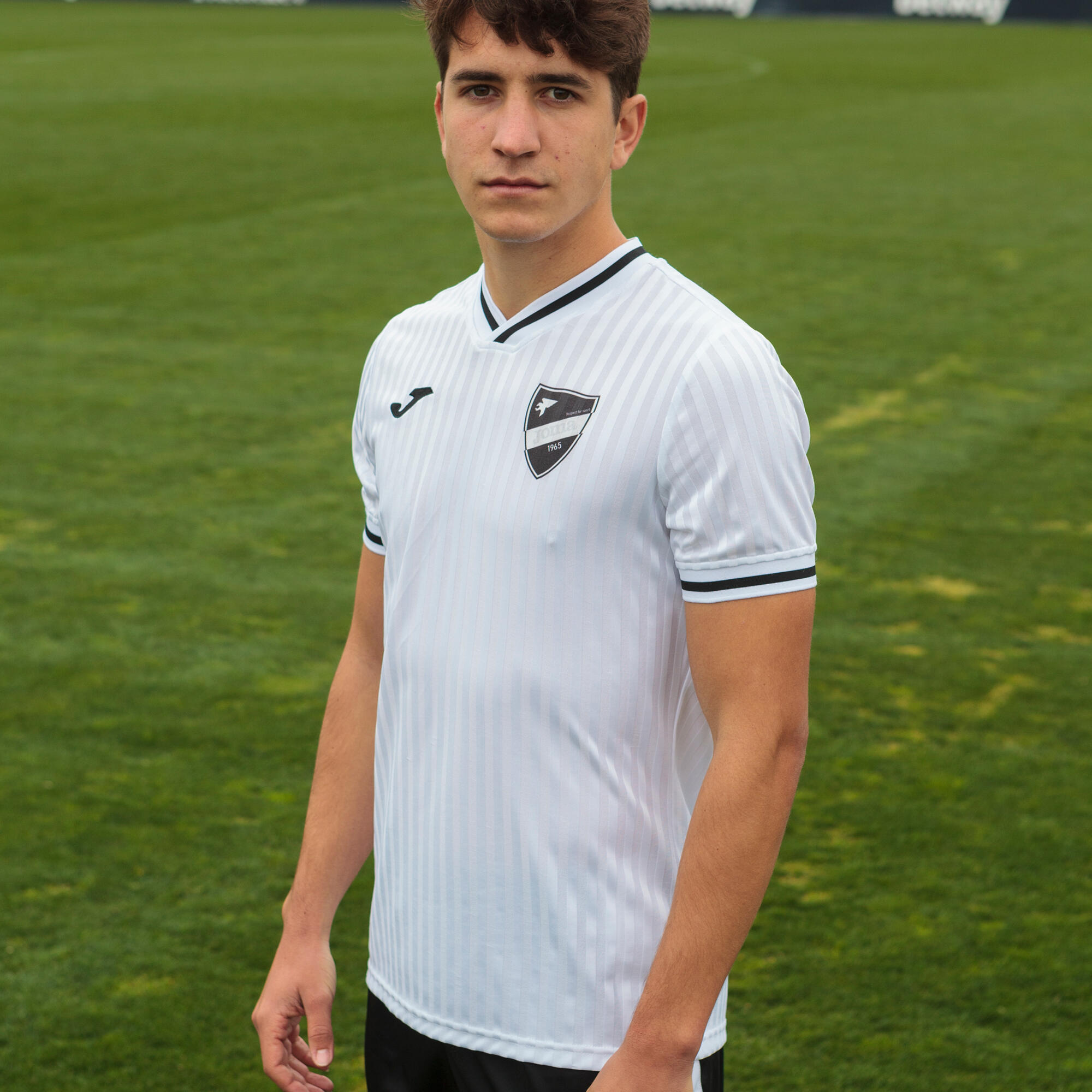 Camiseta Manga Corta Fútbol Niños Joma Toletum III Blanco 5/5