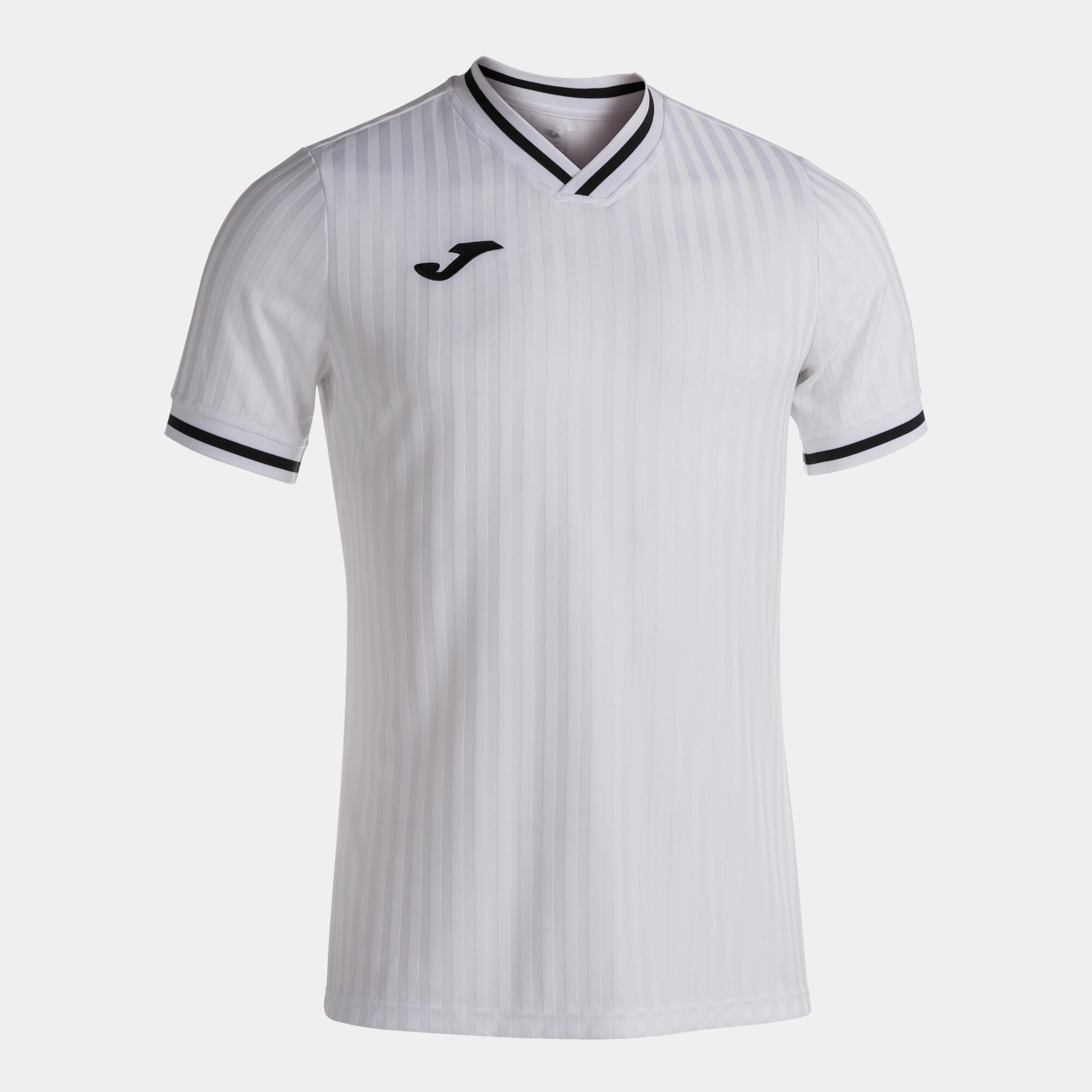 Camiseta Manga Corta Fútbol Niños Joma Toletum III Blanco 3/5