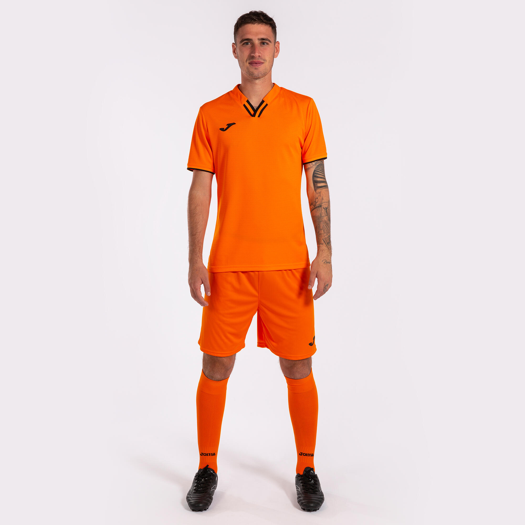 Camiseta Manga Corta Fútbol Niños Joma Toletum IV Naranja 2/5
