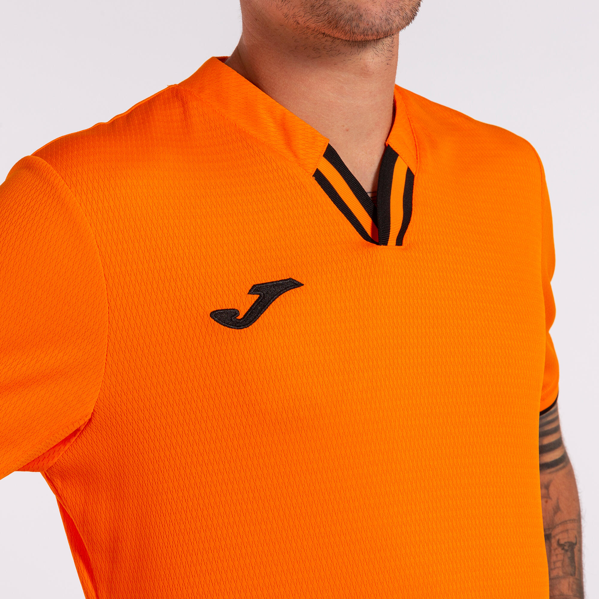 Camiseta Manga Corta Fútbol Niños Joma Toletum IV Naranja 4/5