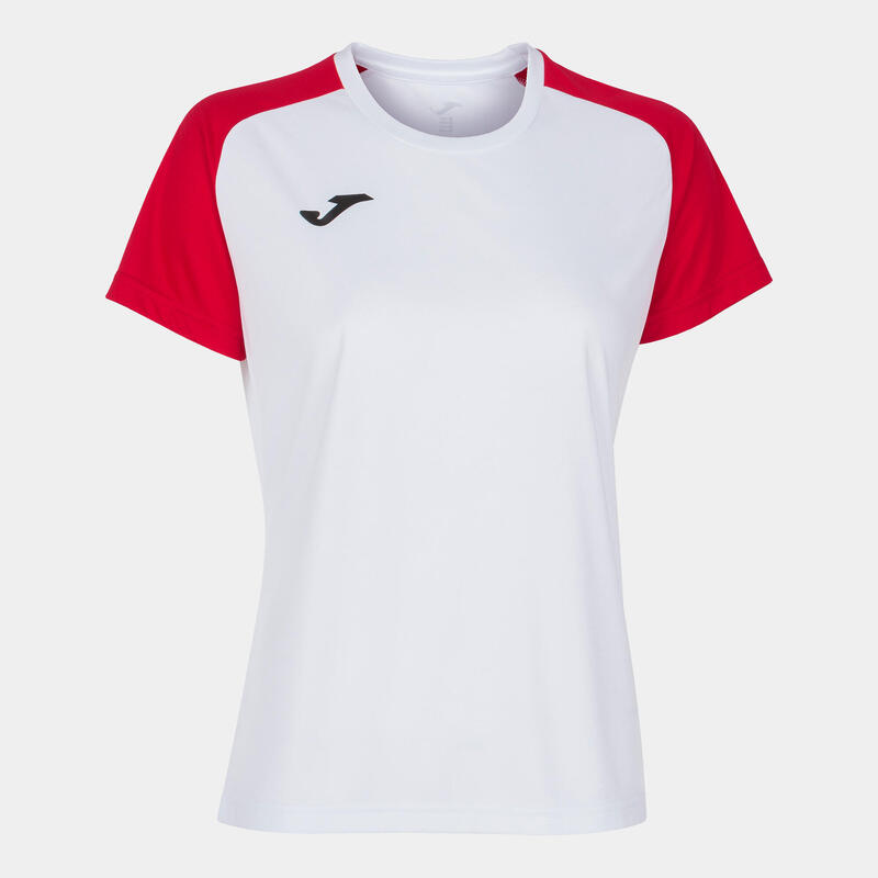 Camiseta Manga Corta Fútbol Mujer Joma Academy IV Blanco