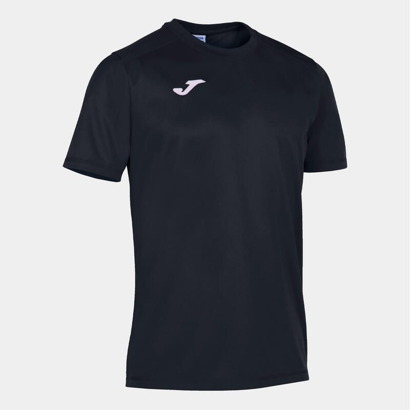 Camiseta Manga Corta Voleibol Niños Joma Strong Negro