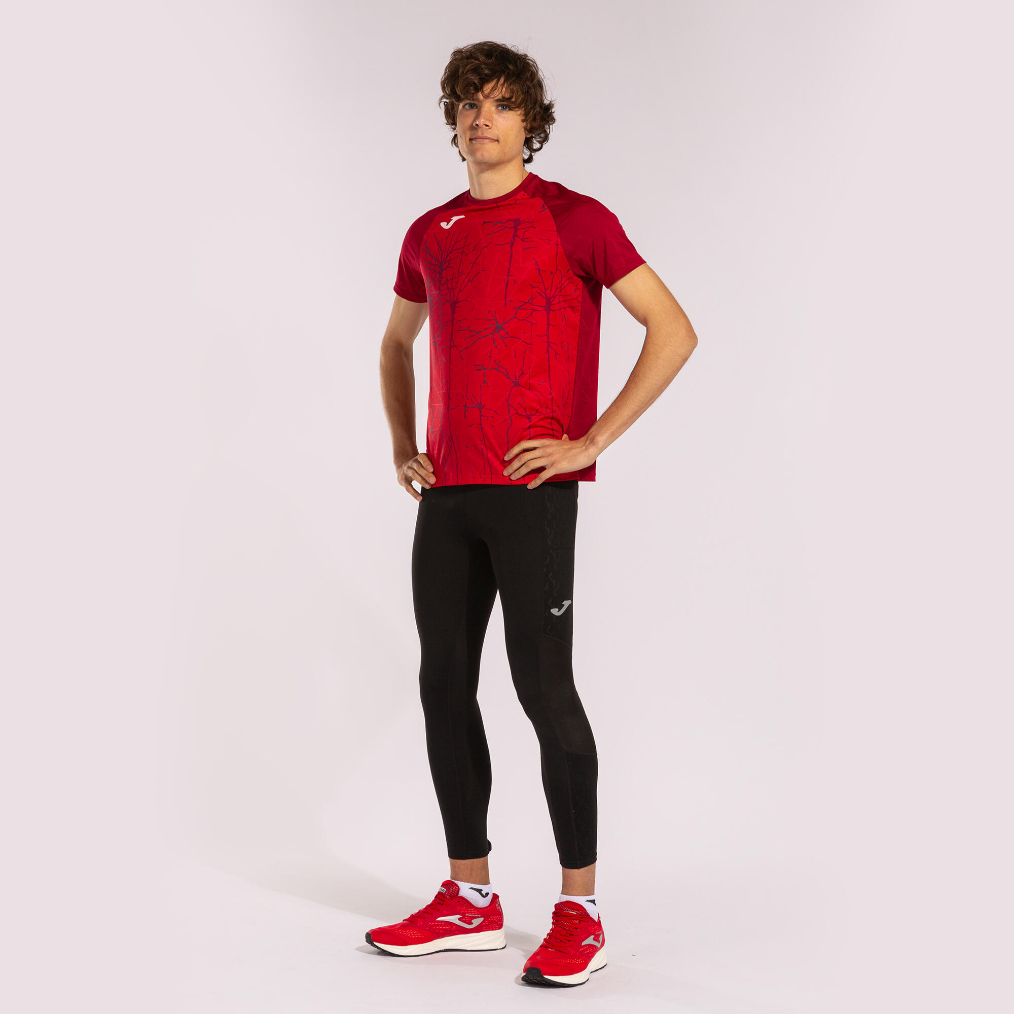 Camiseta Manga Corta Running Niños Joma Elite IX Rojo 4/5