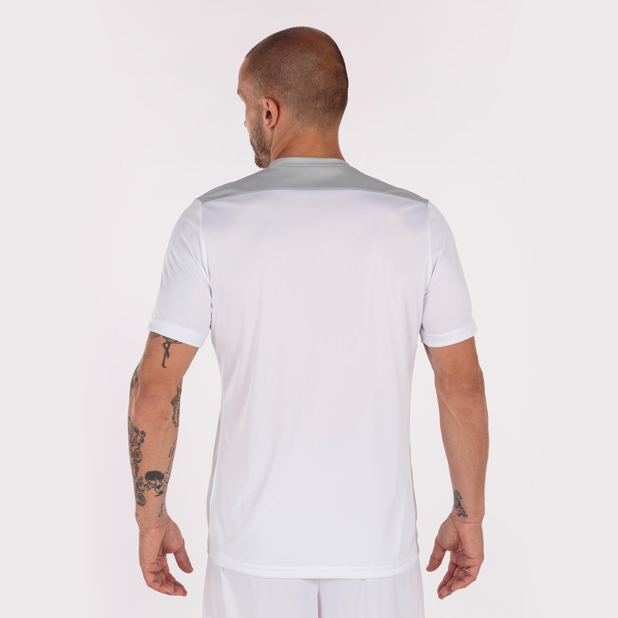 Joma Championship VI Shirt Korte Mouw Kinderen - Wit / Zilver 3/5