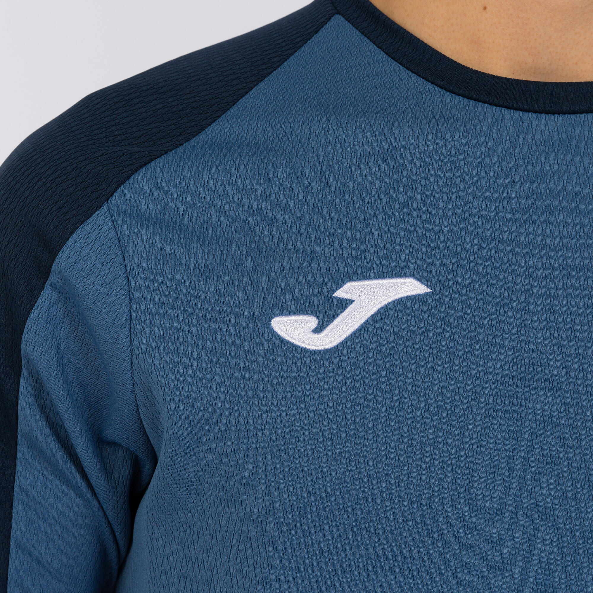 T-Shirt Manga Curta Futebol Homem Joma Eco Championship Azul 4/5