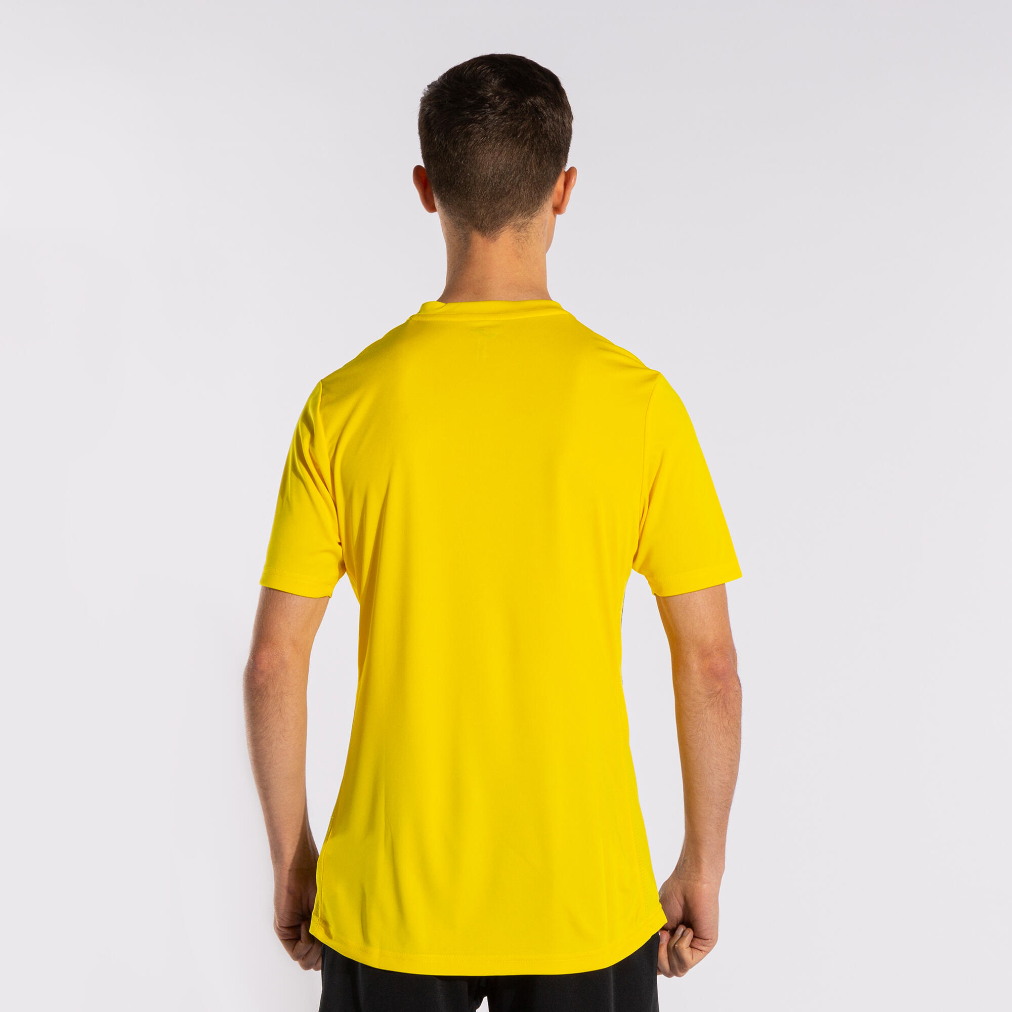 Camiseta Manga Corta Fútbol Hombre Joma Inter II Amarillo 3/5