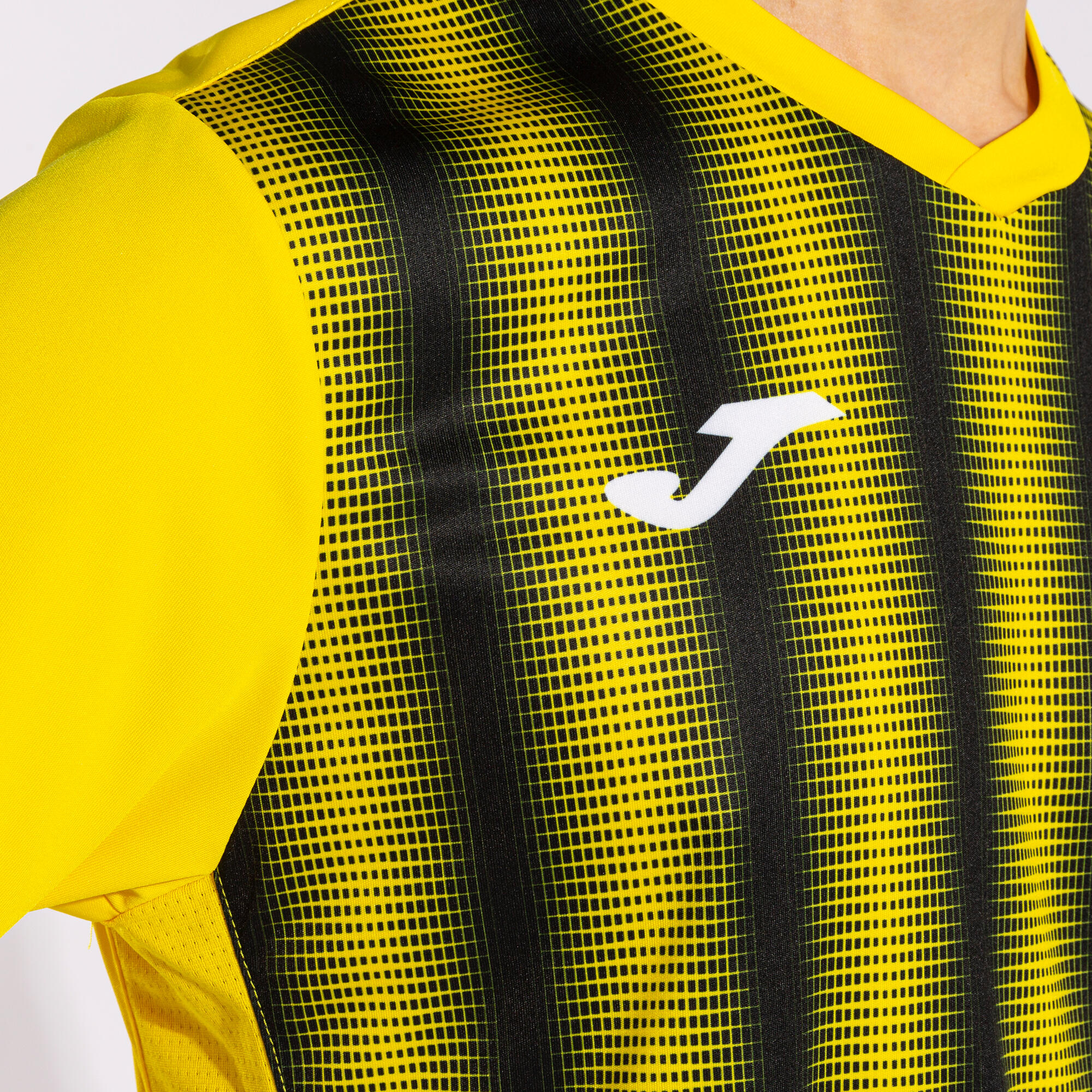 Camiseta Manga Corta Fútbol Hombre Joma Inter II Amarillo 4/5