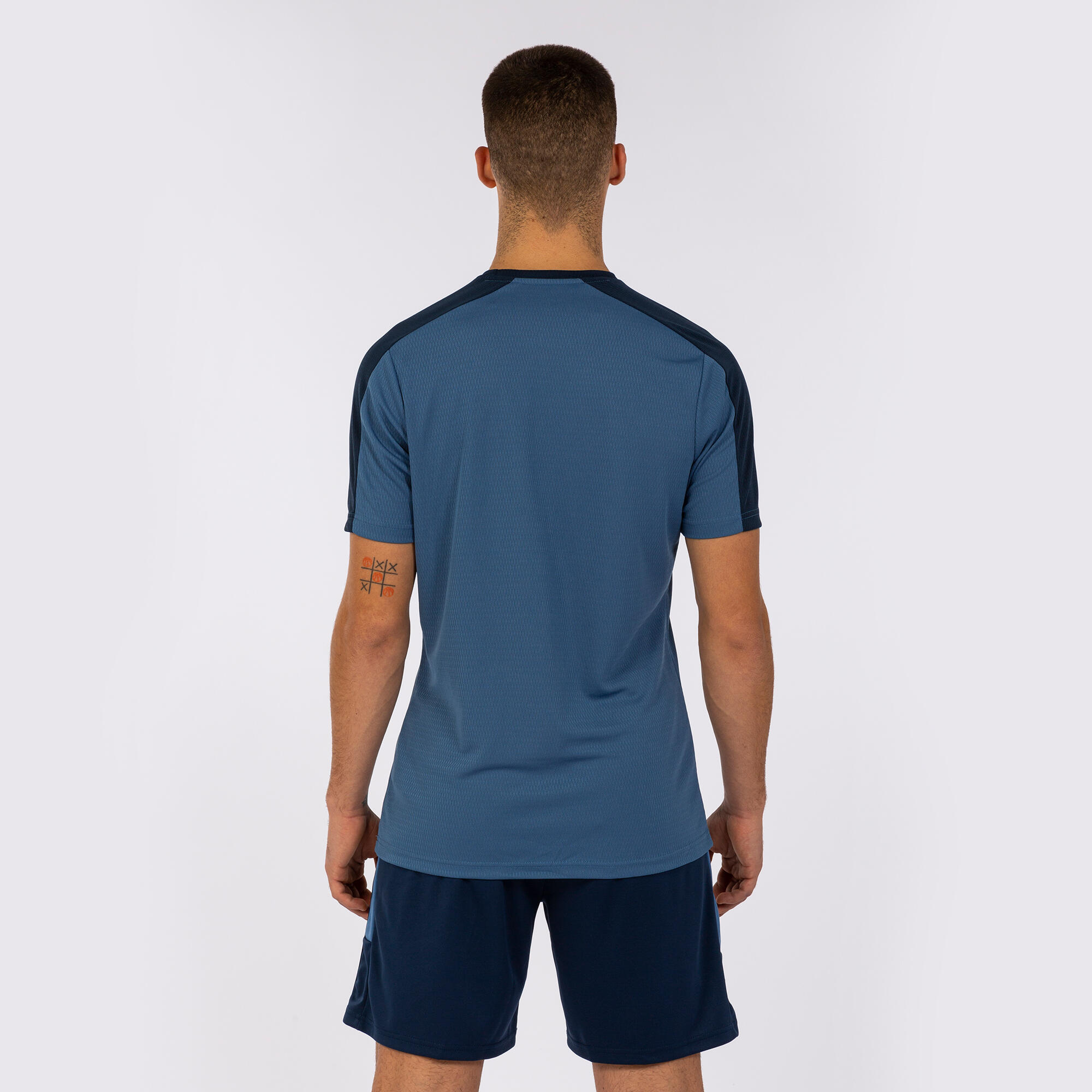 T-Shirt Manga Curta Futebol Homem Joma Eco Championship Azul 3/5