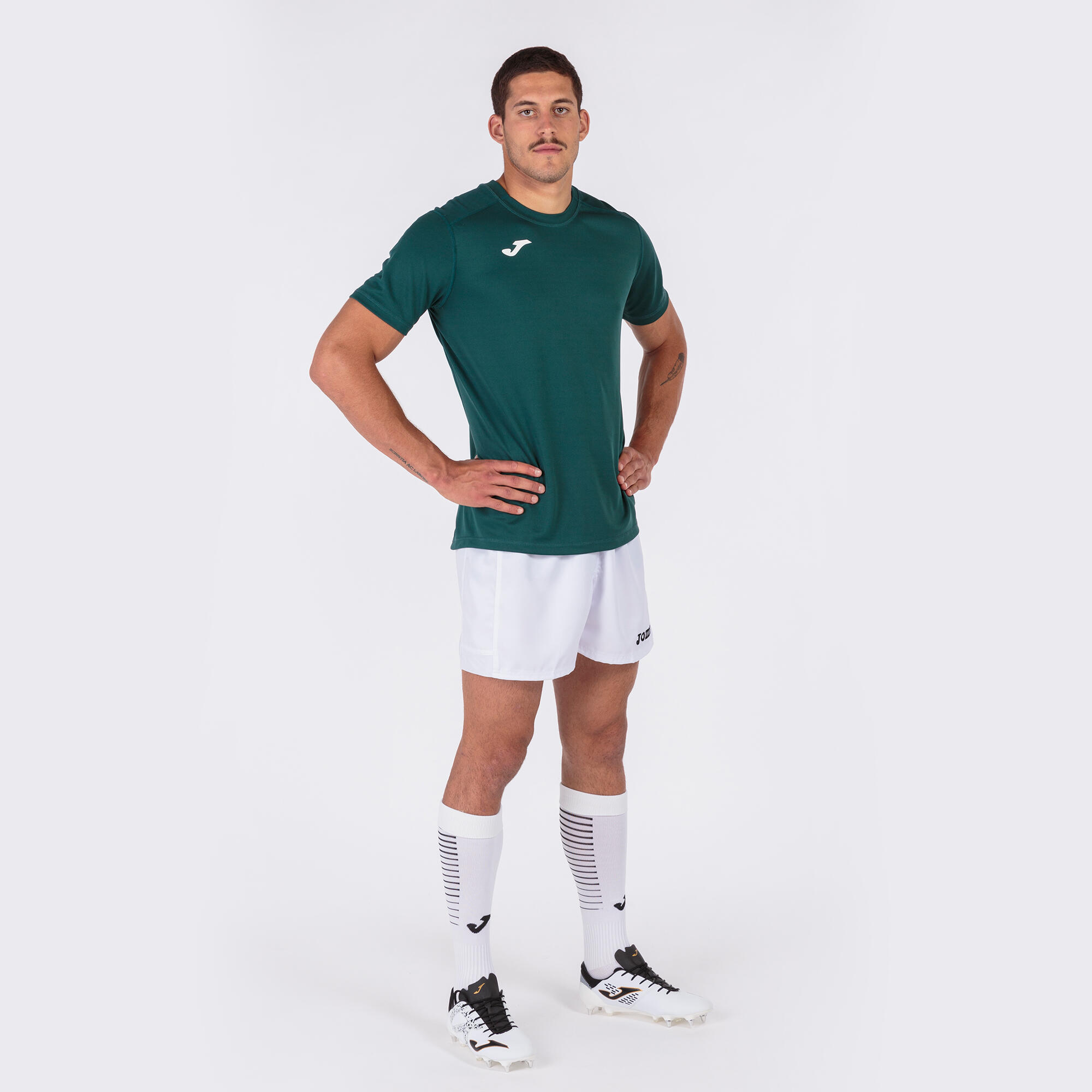 T-Shirt Manga Curta Voleibol Criança Joma Strong Verde 4/5