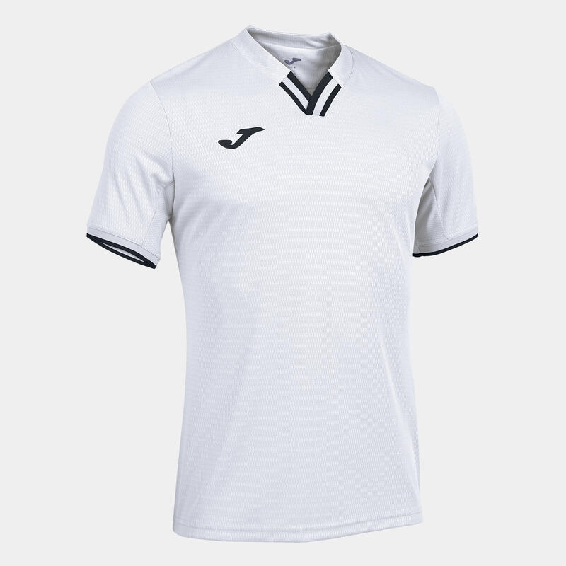 Camiseta Manga Corta Fútbol Hombre Joma Toletum IV Blanco