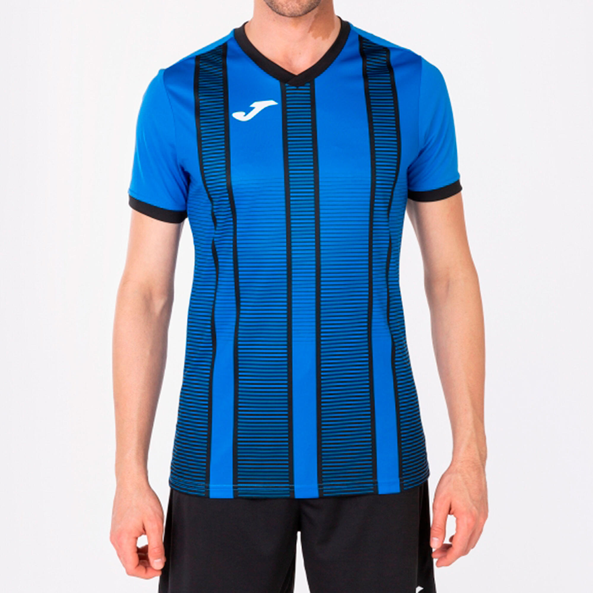 Camiseta Manga Corta Fútbol Niños Joma Tiger II Royal 2/5
