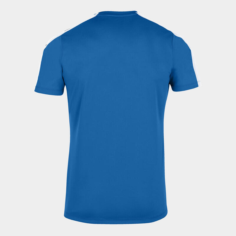 T-shirt manga curta futebol homem joma academy iii azul royal