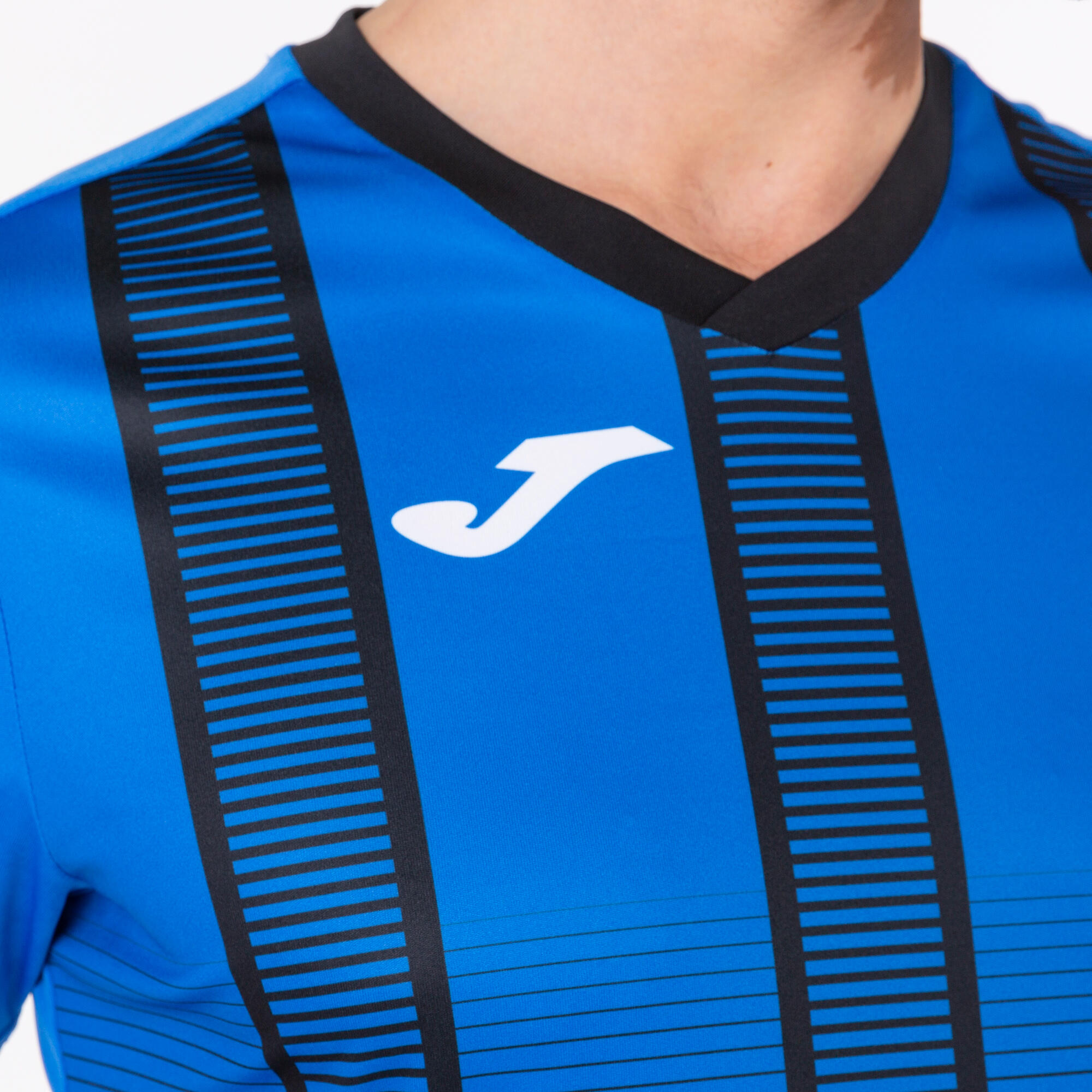 Camiseta Manga Corta Fútbol Niños Joma Tiger II Royal 4/5