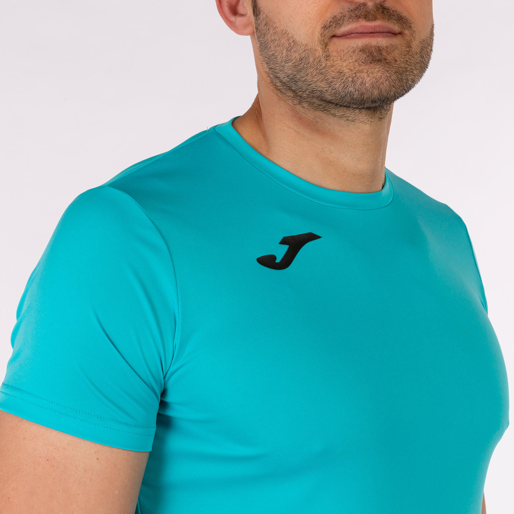 T-Shirt Manga Curta Running Criança Joma Record II Azul-Turquesa Fluor 5/5