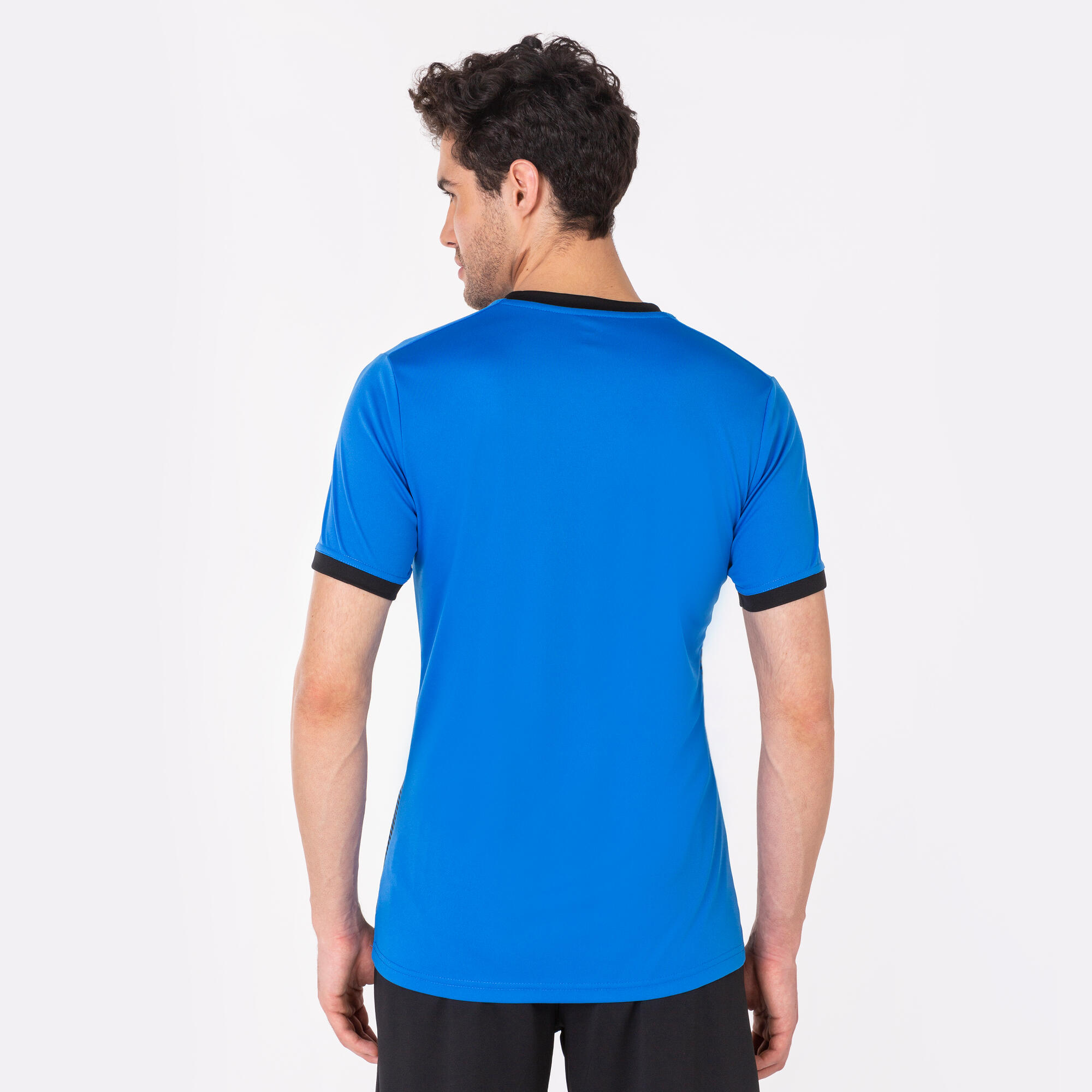 Camiseta Manga Corta Fútbol Niños Joma Tiger II Royal 3/5