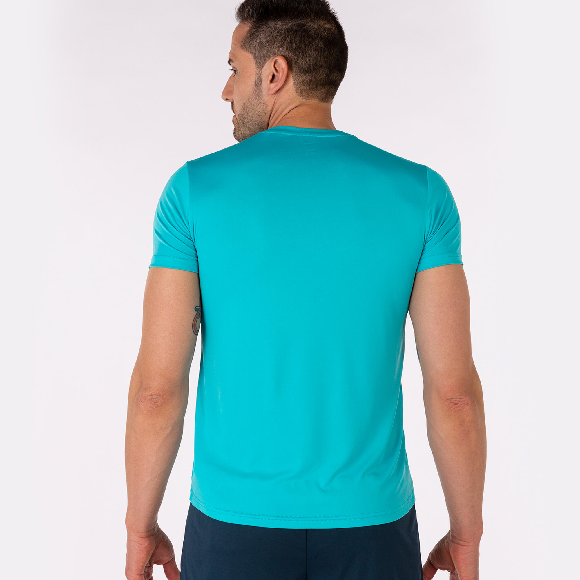 T-Shirt Manga Curta Running Criança Joma Record II Azul-Turquesa Fluor 3/5