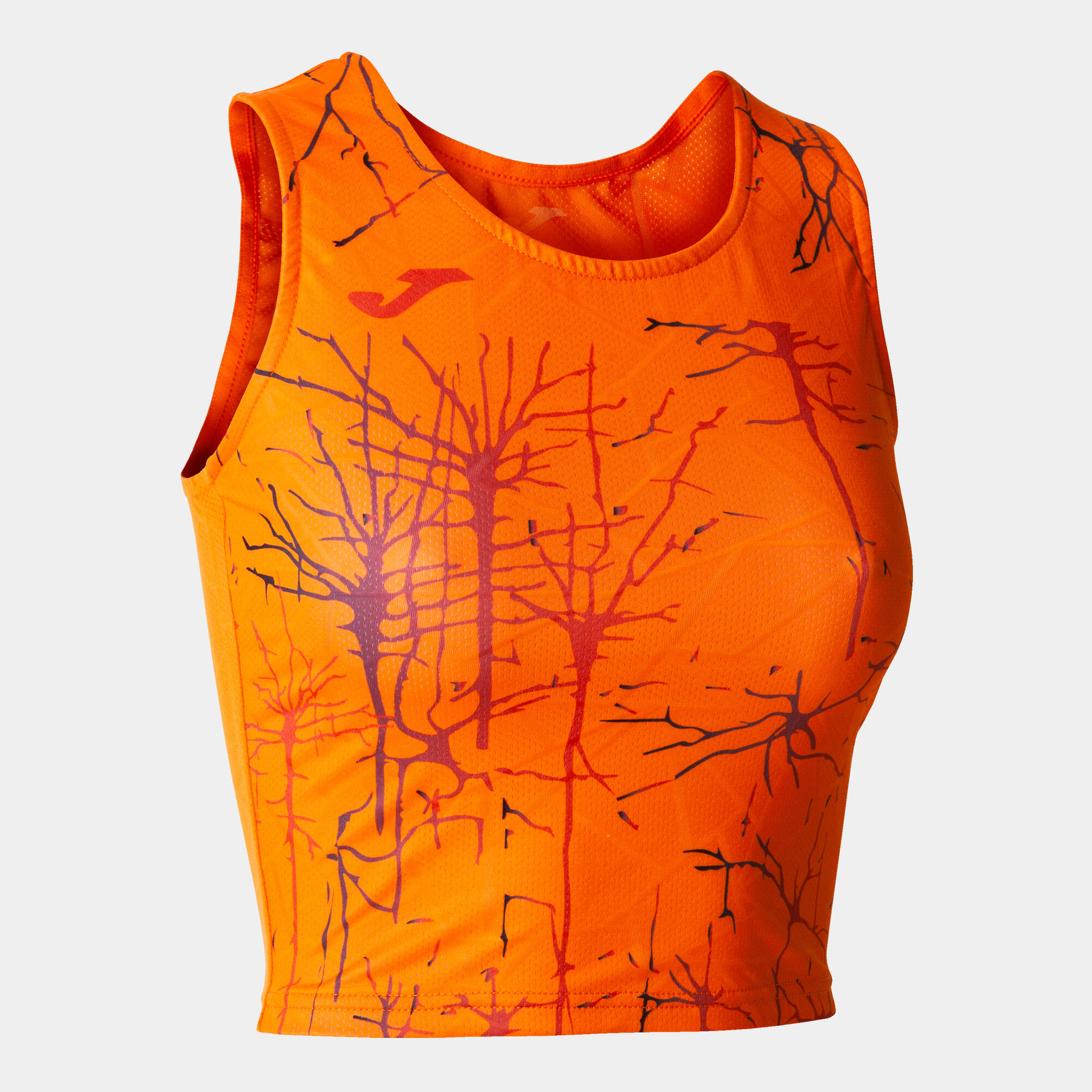Joma - Top Running Femme Joma Elite Ix Orange - T-shirt Crop Top - Orange - 40 M - Decathlon
