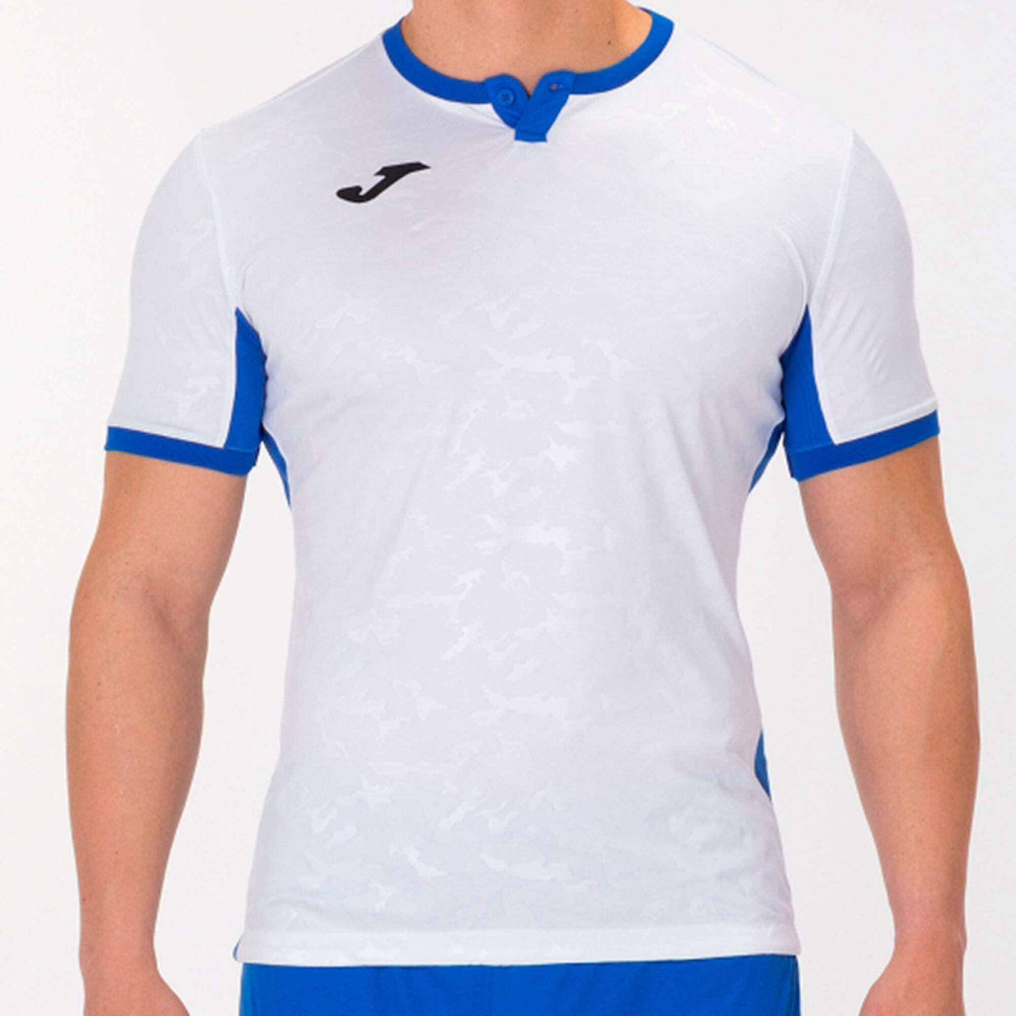 T-Shirt Manga Curta Futebol Criança Joma Toletum II Branco 2/5
