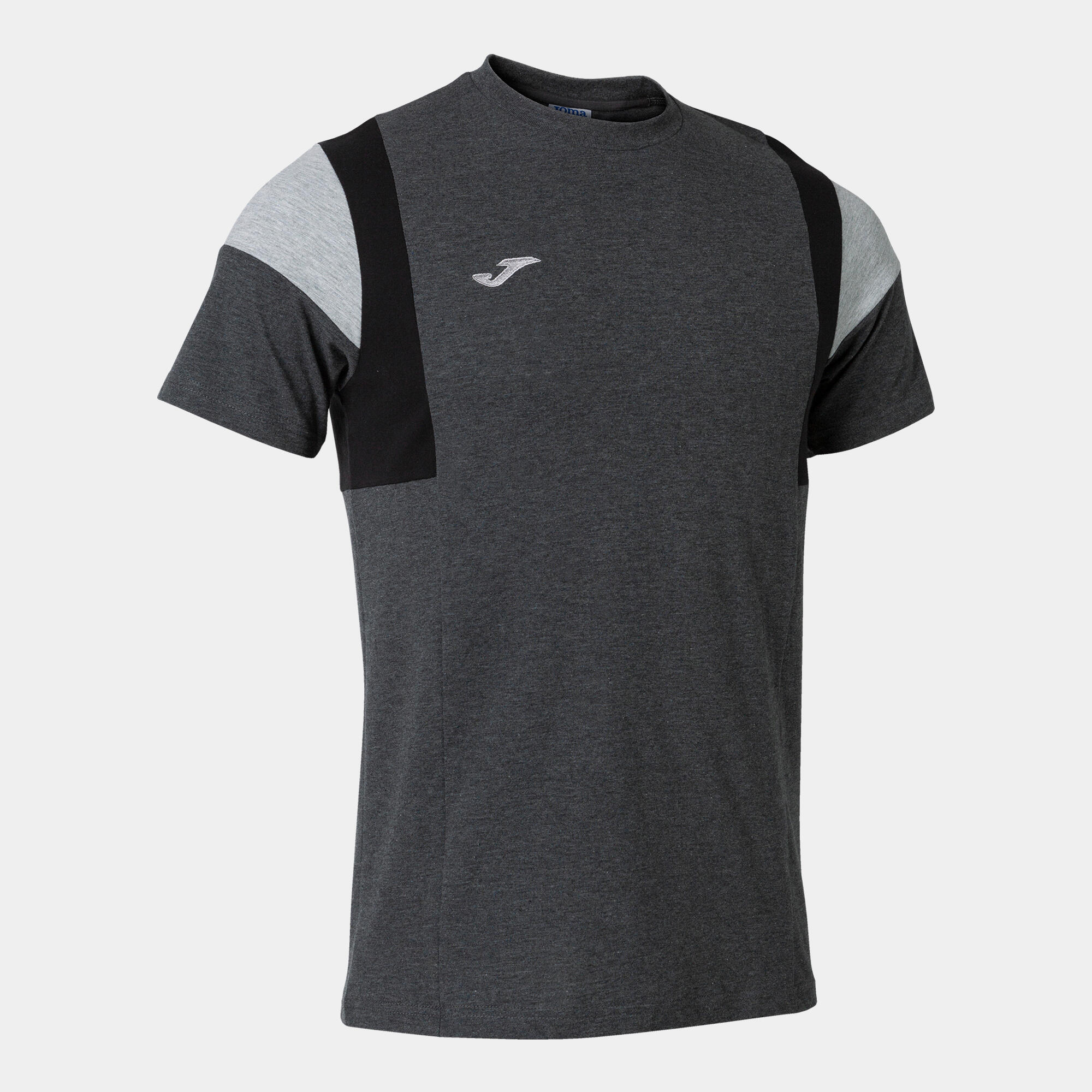 T-Shirt Manga Curta Futebol Homem Joma Confort III Cizento Melange