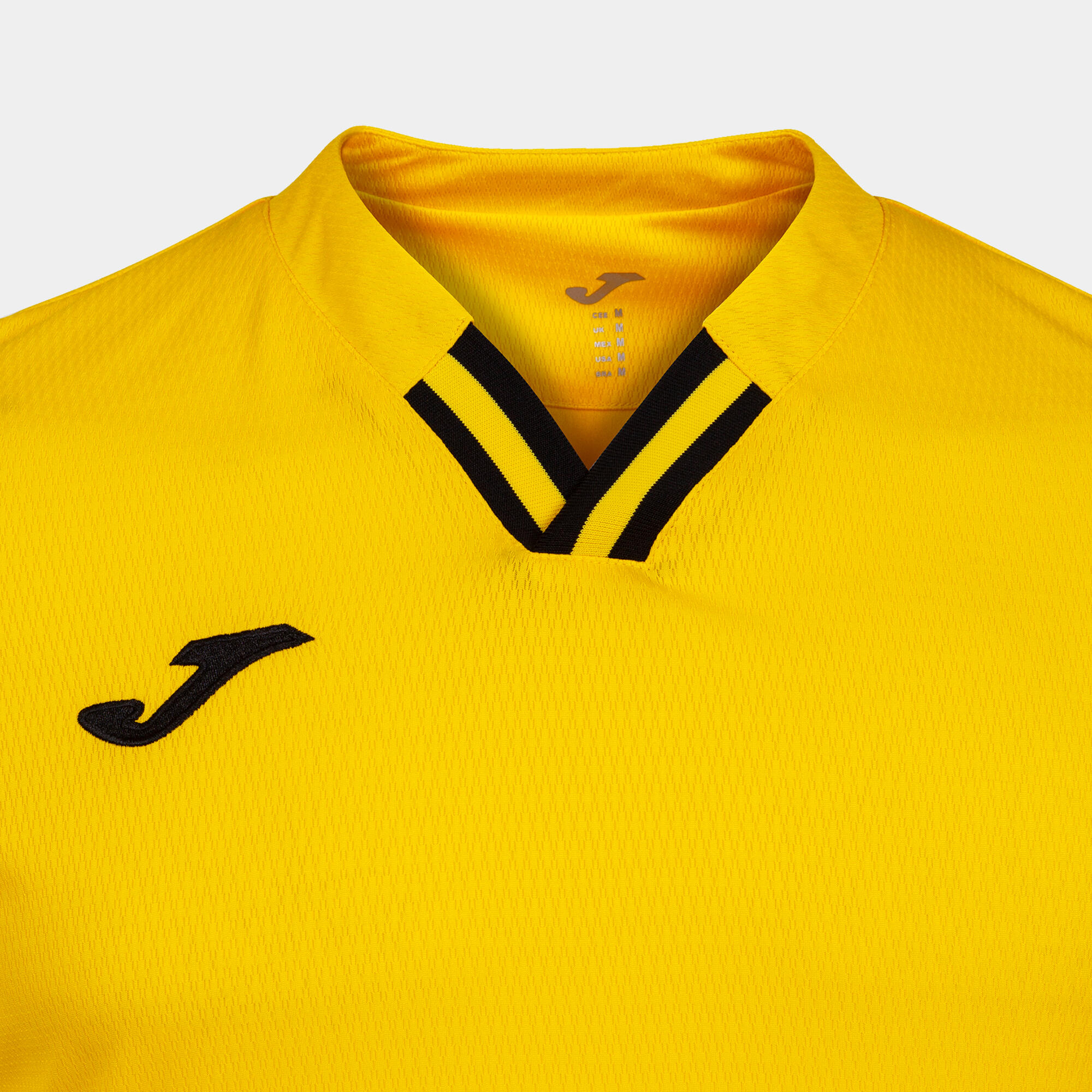 Maillot Manches Courtes Football Enfants Joma Toletum IV Jaune 3/5