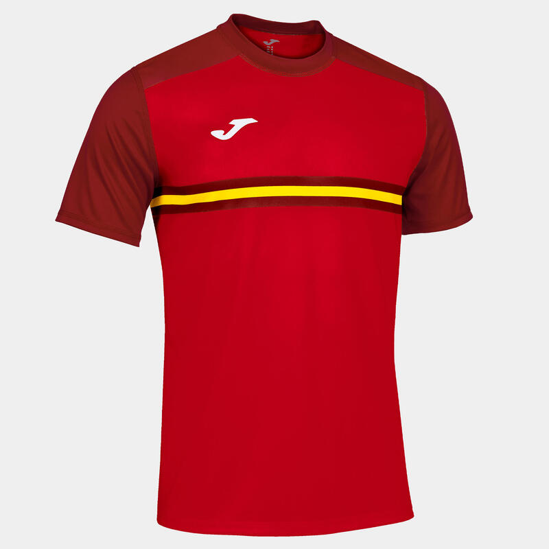 Camiseta Manga Corta Balonmano Hombre Joma Hispa IV Rojo