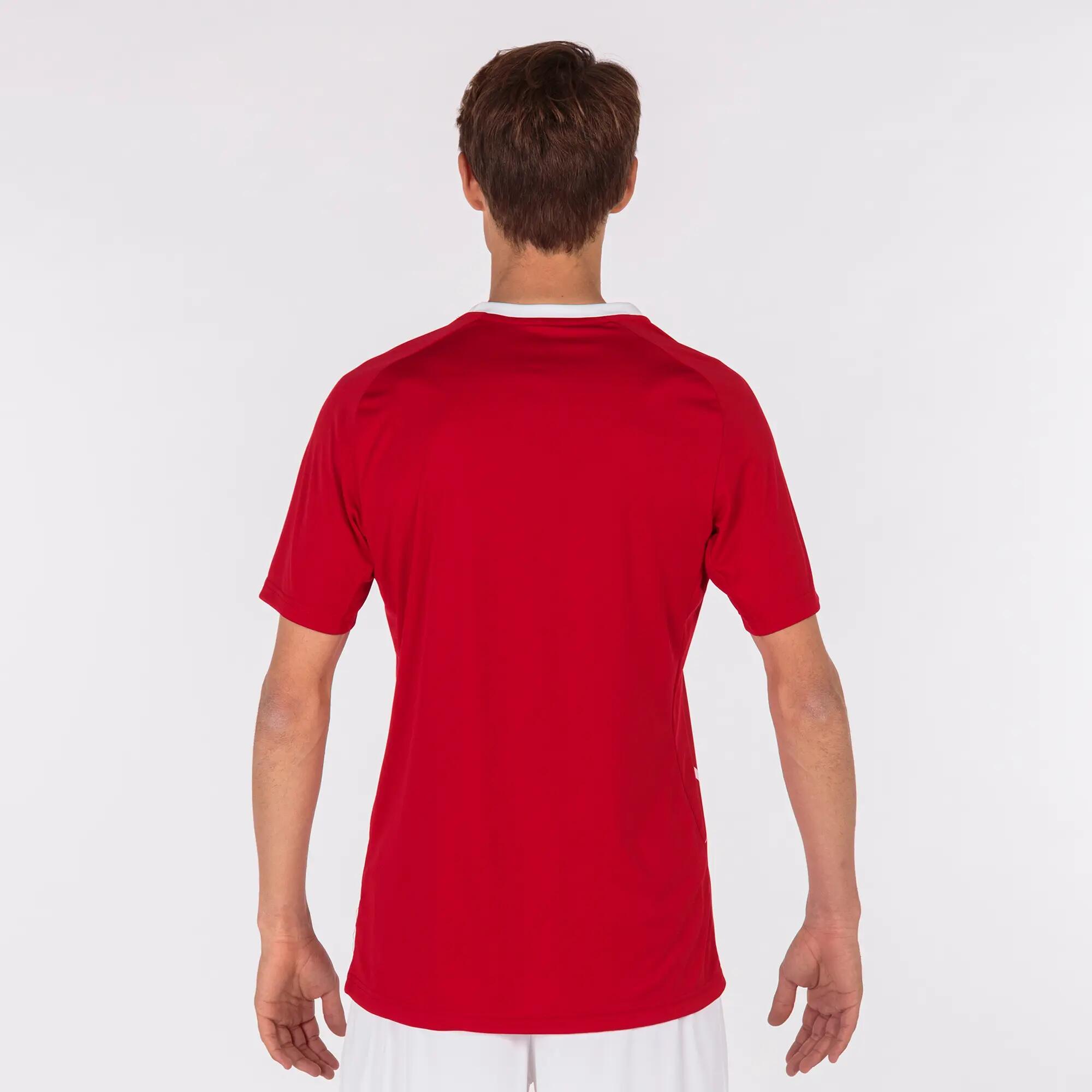 Maillot Manches Courtes Football Homme Joma Tiger III Rouge 3/5