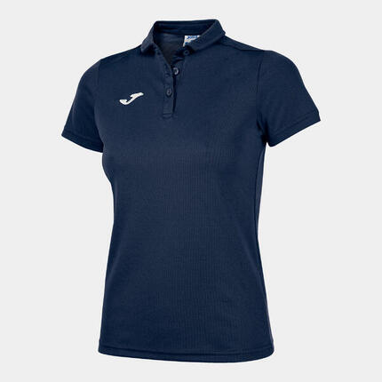 Polo Manches Courtes Football Femme Joma Hobby Bleu Marine