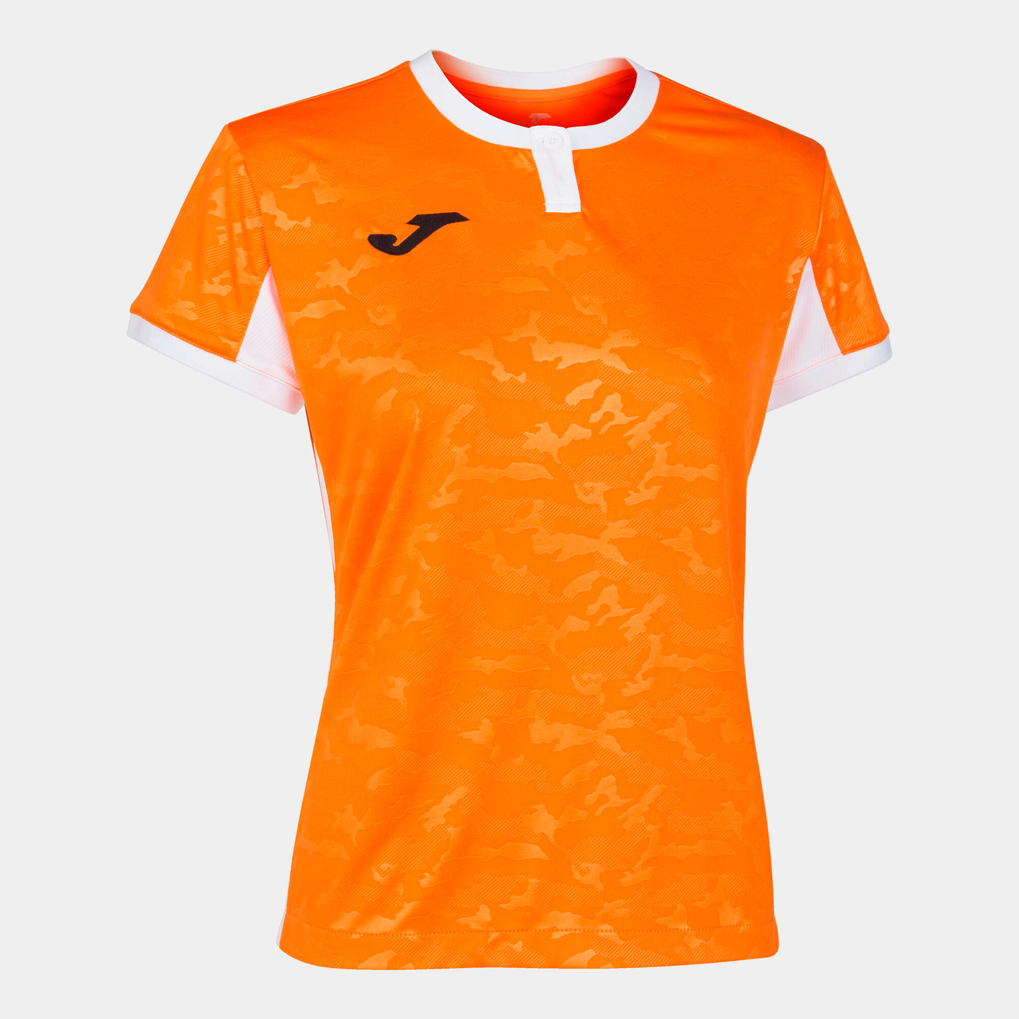 Joma - Maillot Manches Courtes Football Femme Joma Toletum Ii Orange - T-shirt Manches Courtes - Blanc|orange - 38 S - Decathlon