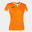 Camiseta Manga Corta Fútbol Mujer Joma Toletum II Naranja