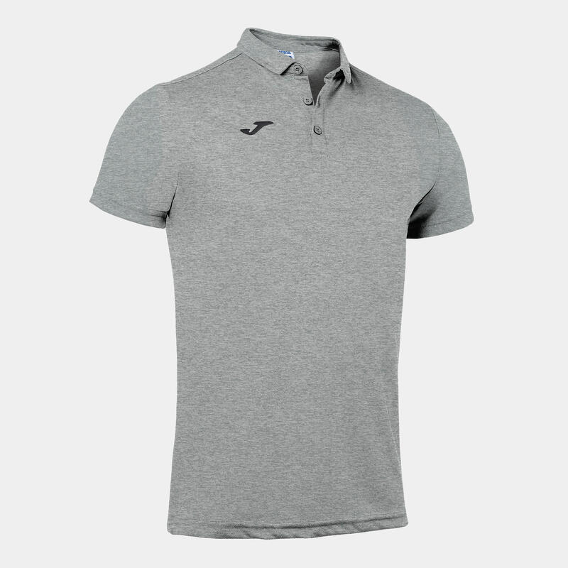 Polo Manches Courtes Golf Homme Joma Hobby Gris Melange