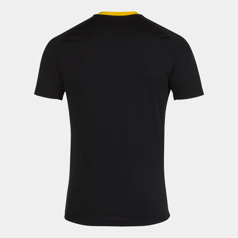 Camiseta Manga Corta Fútbol Niños Joma Tiger III Negro