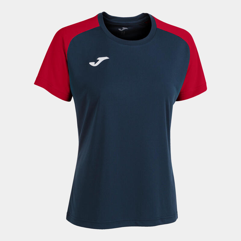 Camiseta Manga Corta Fútbol Mujer Joma Academy IV Marino