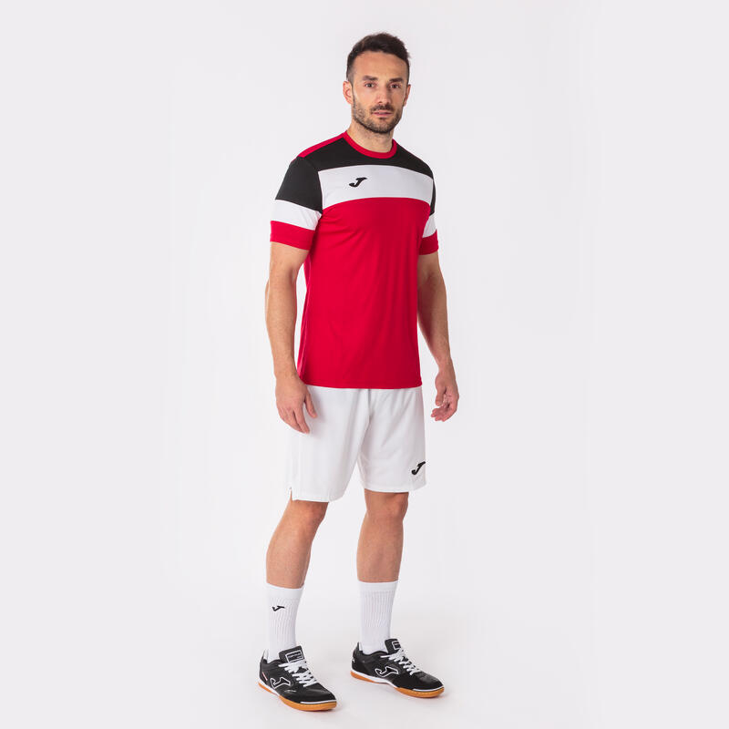 Camiseta Manga Corta Fútbol Niños Joma Crew IV Rojo