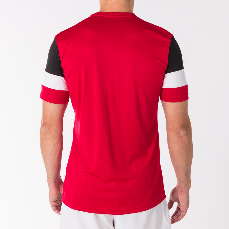 Camiseta Manga Corta Fútbol Niños Joma Crew IV Rojo