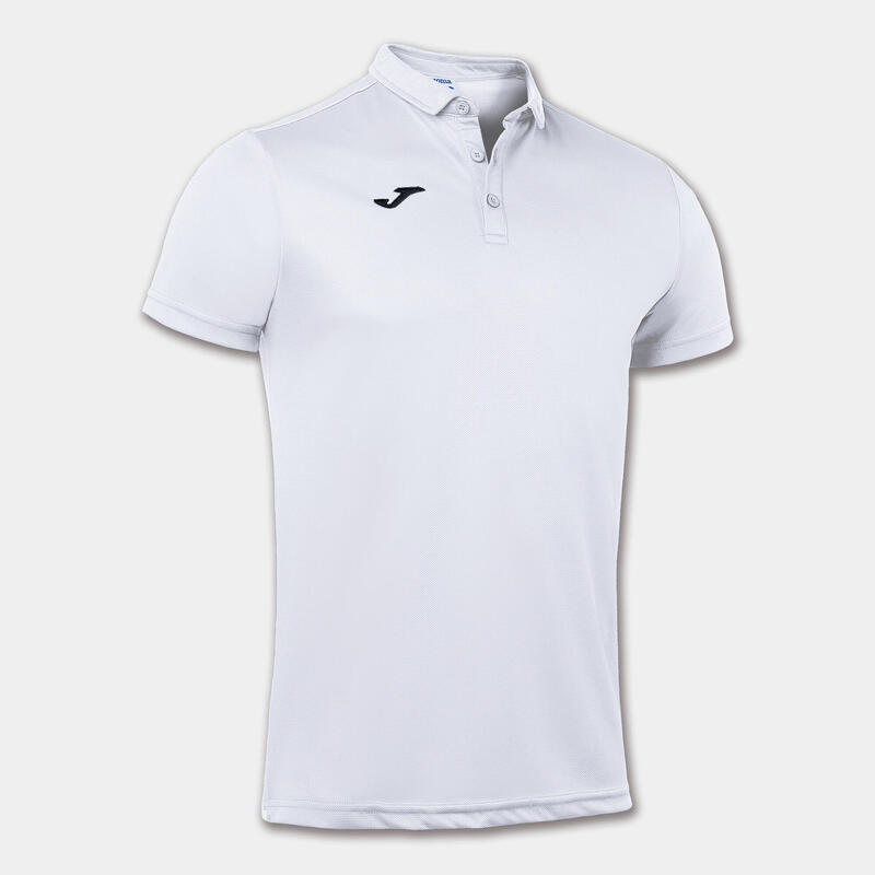 Polo Manches Courtes Golf Homme Joma Hobby Blanc
