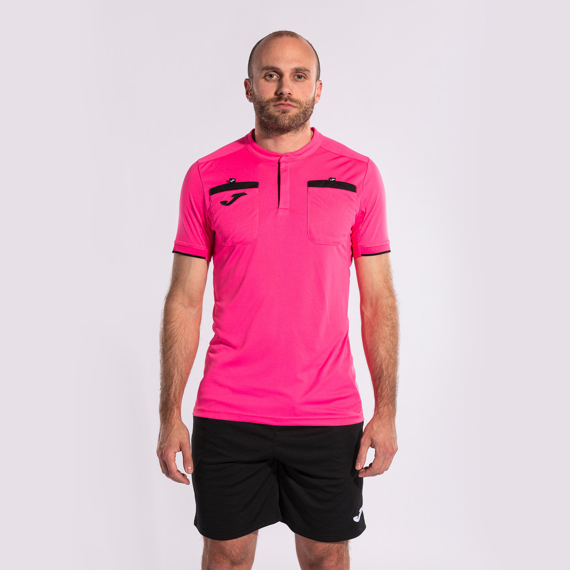 T-shirt Mannelijk Joma Referee Roze 2/5