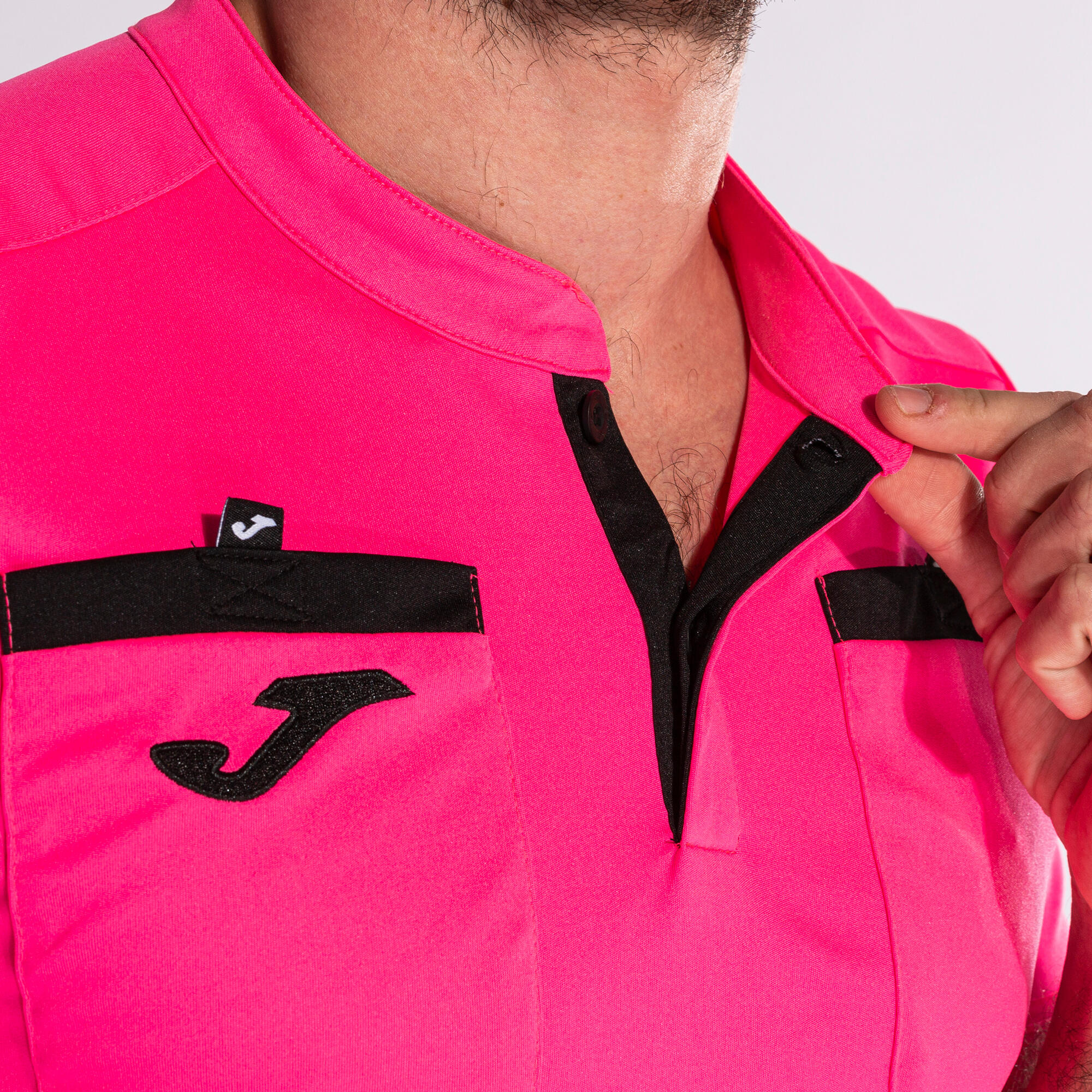 T-shirt Mannelijk Joma Referee Roze 5/5
