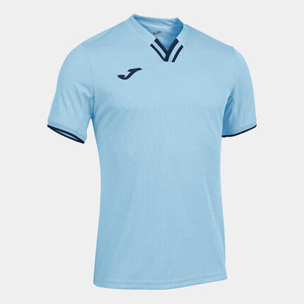 Maillot Manches Courtes Football Enfants Joma Toletum IV Turquoise Fluo