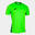 Camiseta Manga Corta Fútbol Niños Joma Winner II Verde Flúor