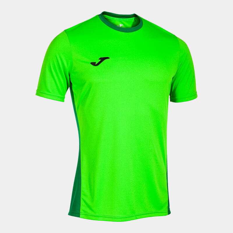 Camiseta Manga Corta Fútbol Hombre Joma Winner II Verde Flúor