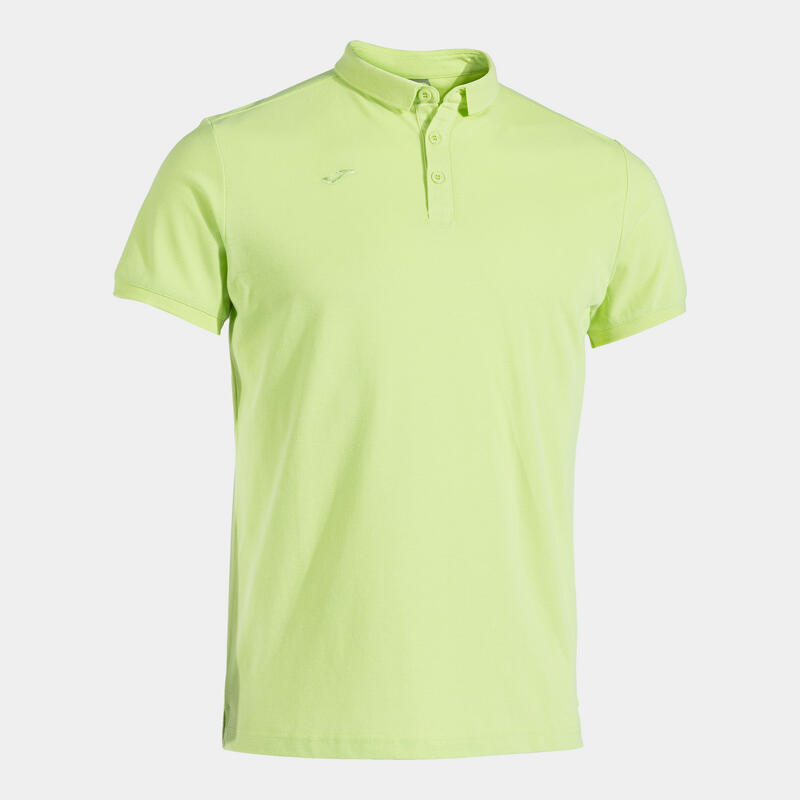 Polo Manga Corta Golf Hombre Joma Pasarela III Verde