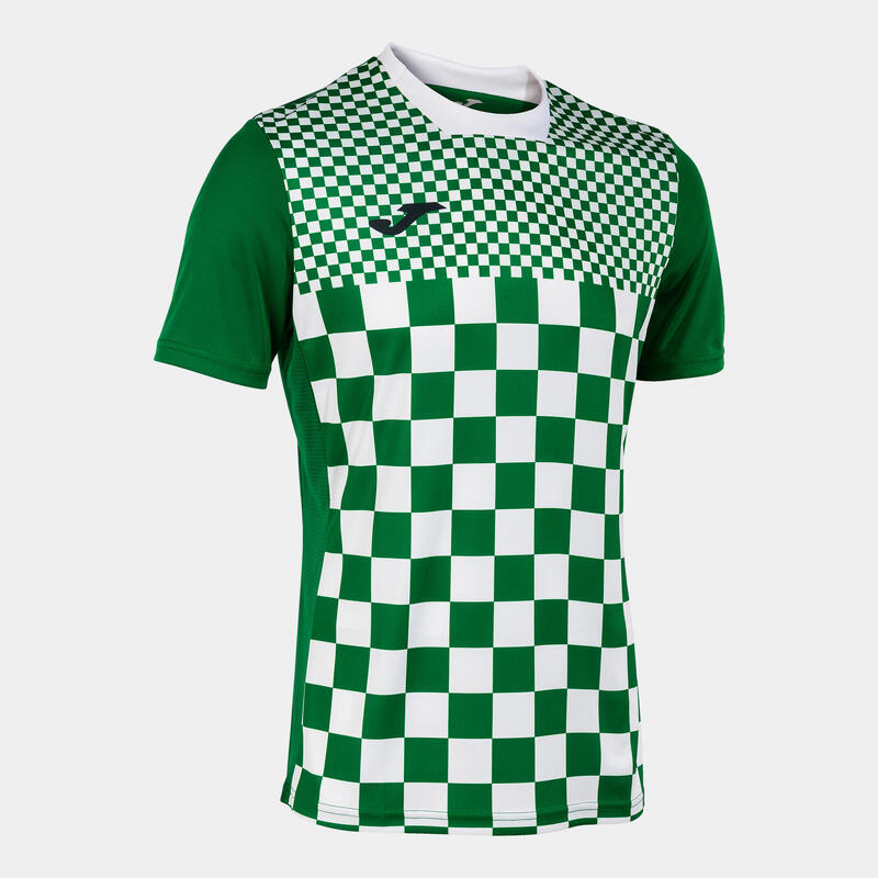 Camiseta Manga Corta Fútbol Hombre Joma Flag III Verde