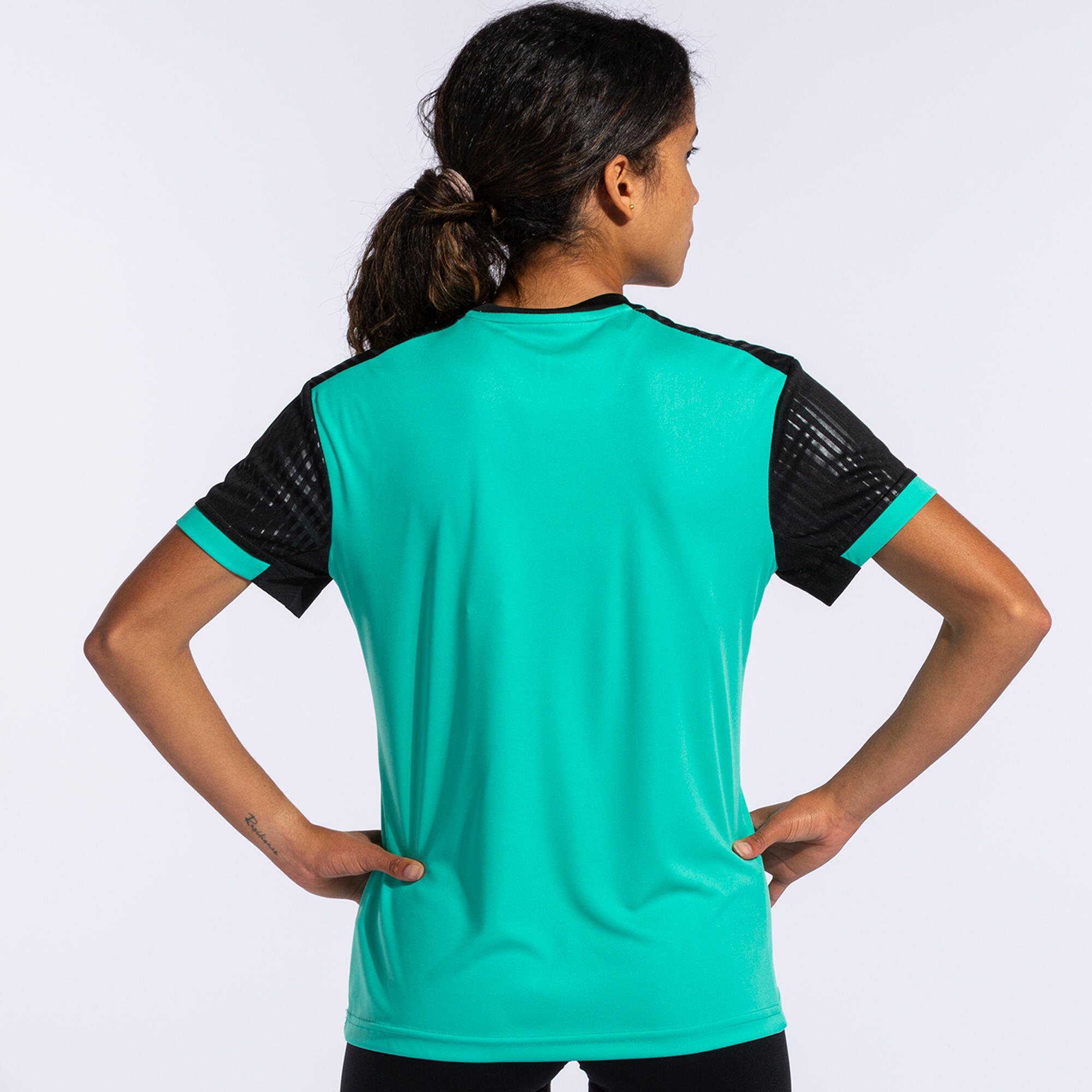 Maillot Manches Courtes Padel Femme Joma Montreal Vert 4/5