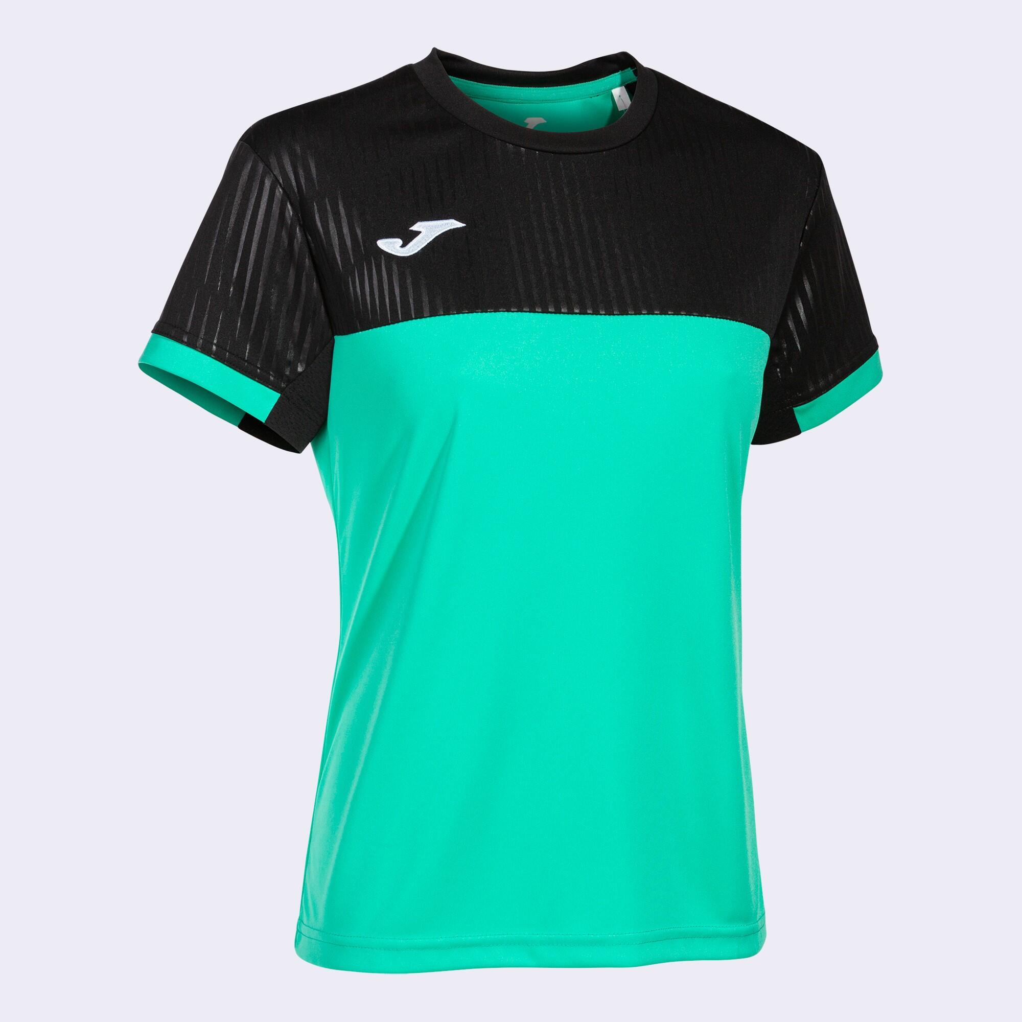 Joma - Maillot Manches Courtes Padel Femme Joma Montreal Vert - T-shirt Manches Courtes - Noir|vert - 36 Xs - Decathlon