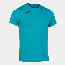 Maillot Manches Courtes Running Homme Joma Record II Turquoise Fluo