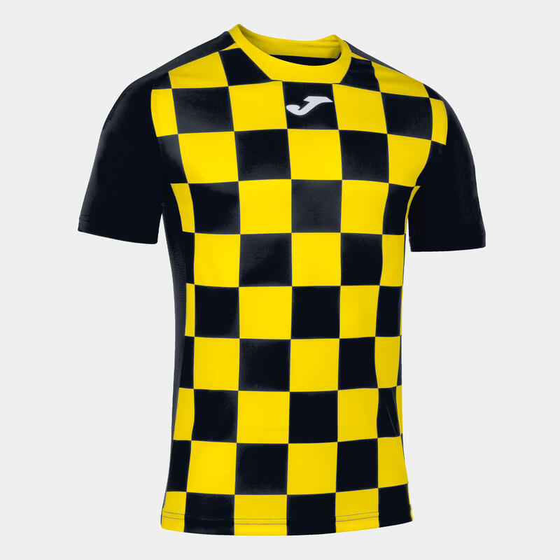 Camiseta Manga Corta Fútbol Hombre Joma Flag II Negro