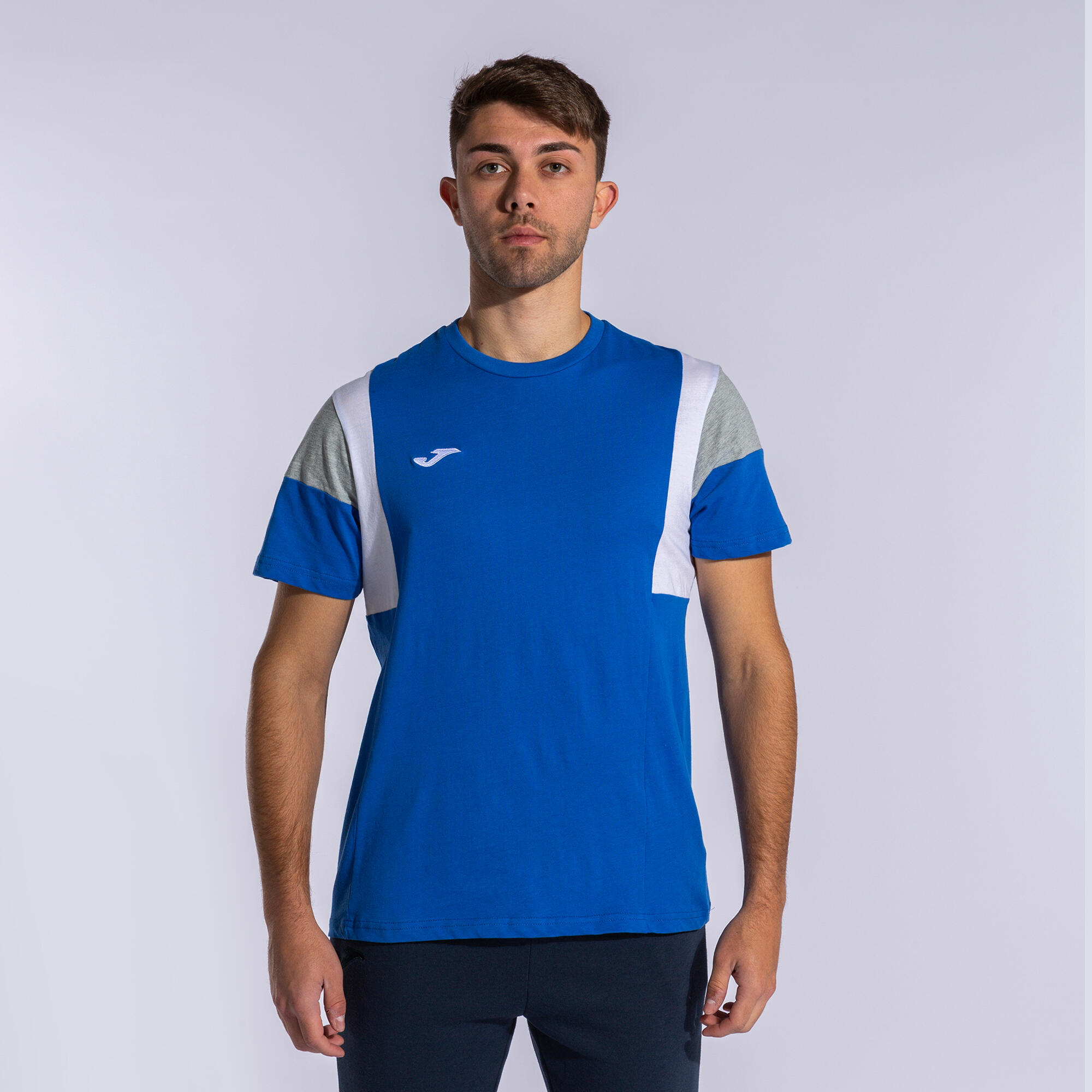 Maillot Manches Courtes Football Enfants Joma Confort III Bleu Roi 2/5