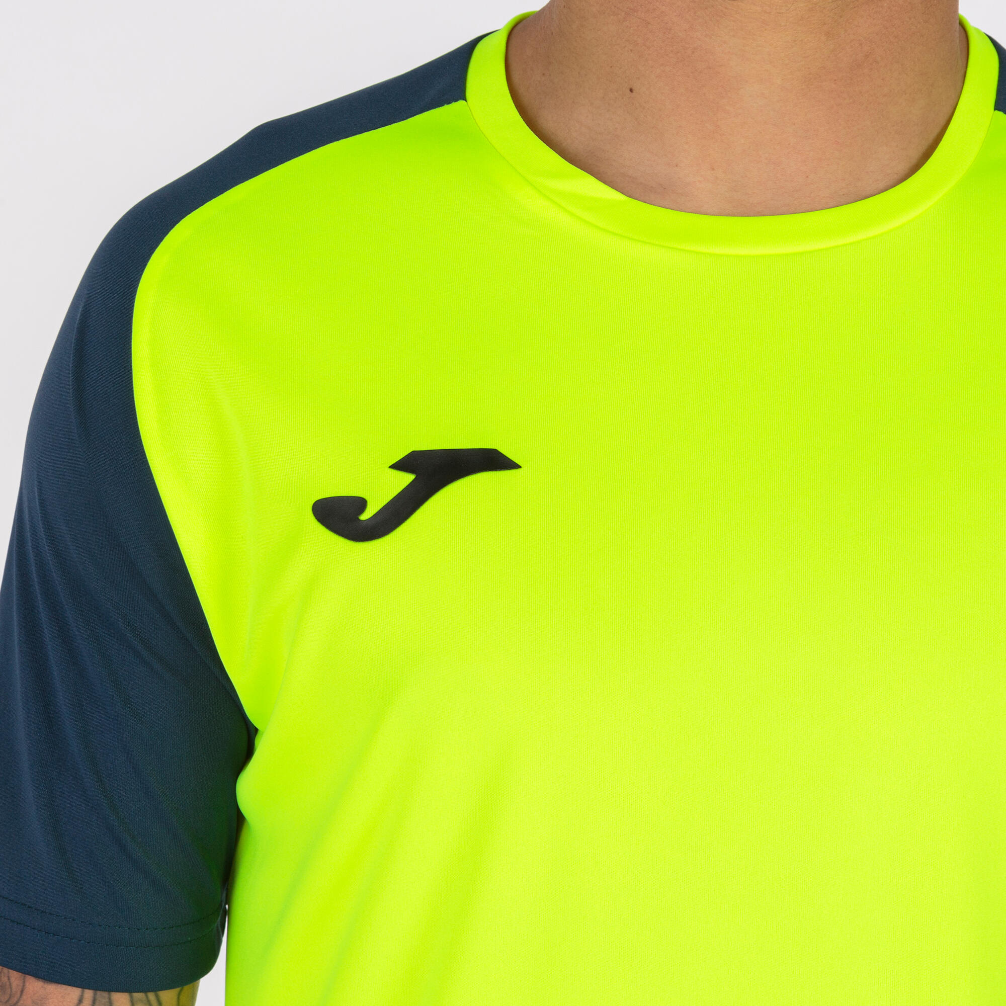 Maillot Manches Courtes Football Enfants Joma Academy IV Jaune Fluo 5/5
