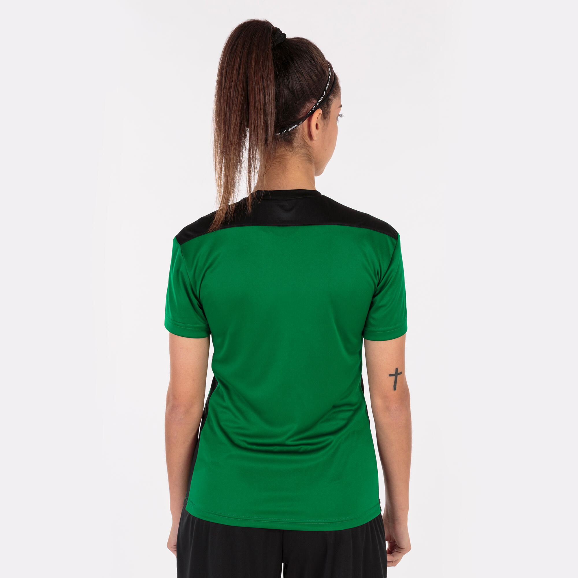 Maillot Manches Courtes Football Femme Joma Championship VI Vert 3/5